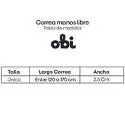 COMBO Correa Manos Libre + Arnés Negro