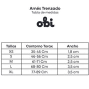 Arnés para perro trenzado - ENZZO SUNSET