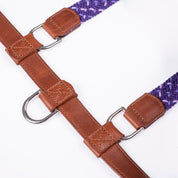 Arnés para perro trenzado - ENZZO VIOLETA