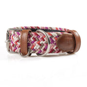 Collar para perro trenzado - CLOE GRANATE