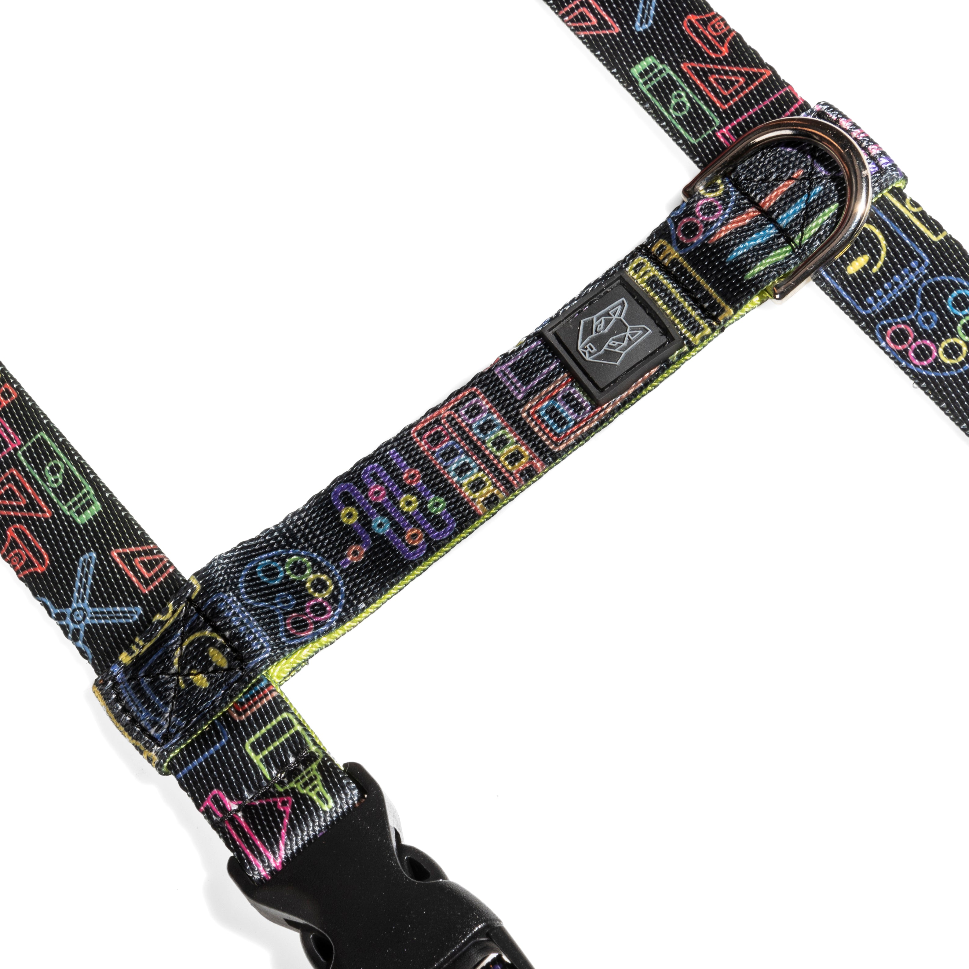 COMBO arnés + correa para perro estampado - CANVAS