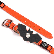 Collar antiahogo en cuero para gato - Kenny Batt