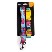 Collar y correa para perros estampado - YUMMY