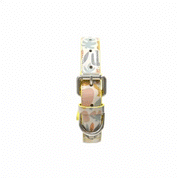 Collar para perro en cuero - ADAM ABSTRACT