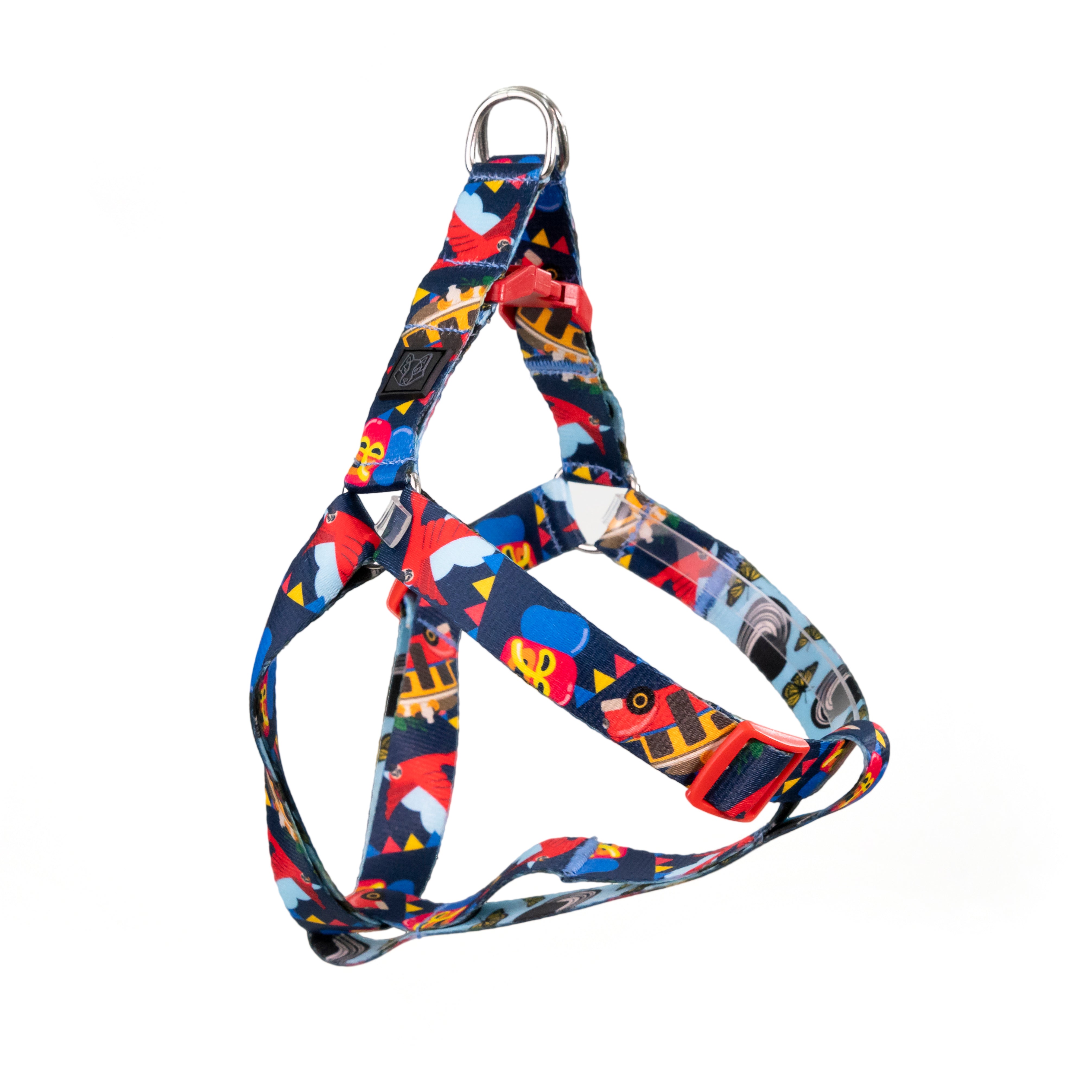 Arnés y correa para perros estampado - CARIBE