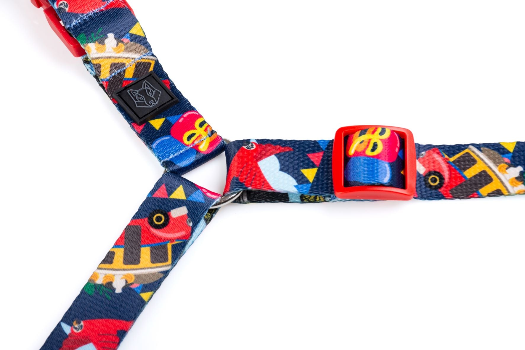 Arnés y correa para perros estampado - CARIBE