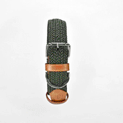 Collar para perro trenzado - CLOE MILITAR