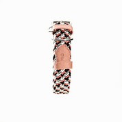 COMBO  collar + correa trenzado para perro - PASTEL