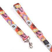 Collar y correa para perros estampado - STICKERS