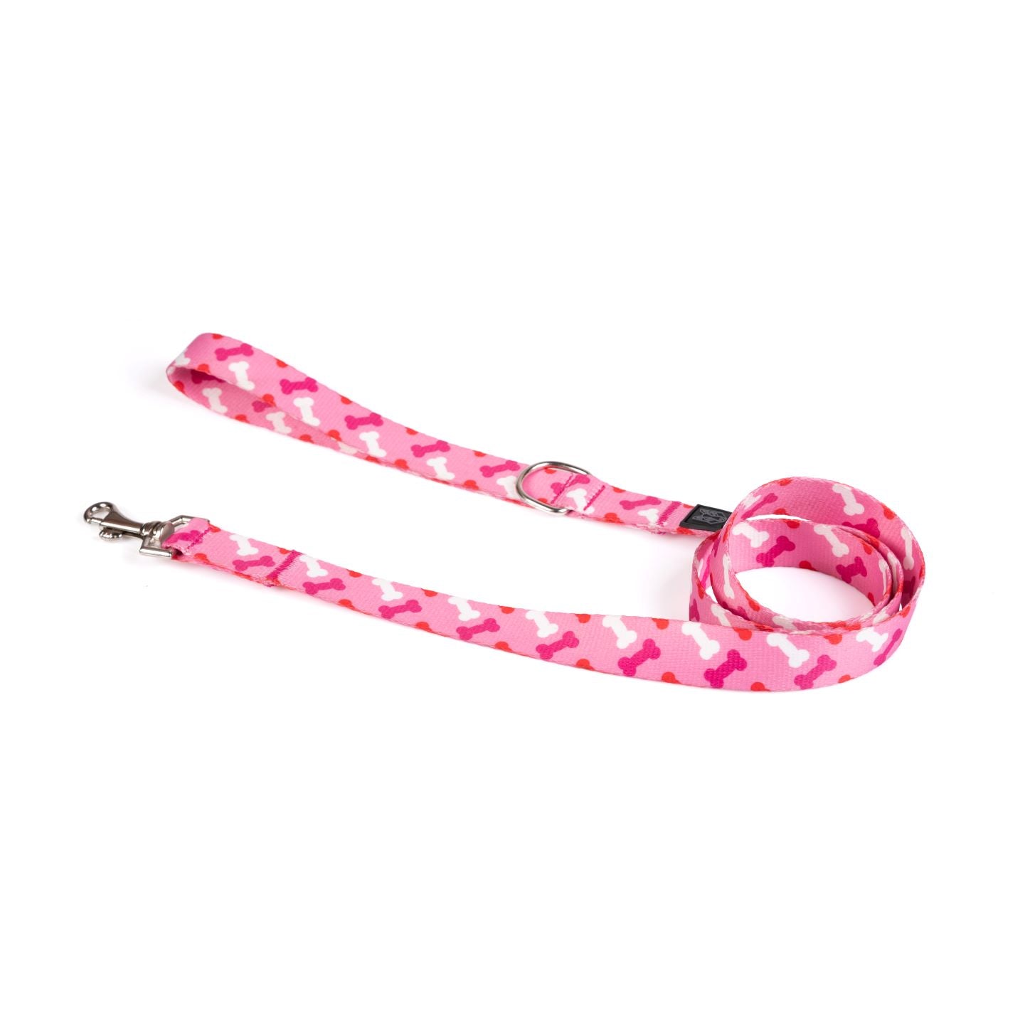 TRICOMBO collar + arnés + correa estampadas para perro - HUESITOS PINK